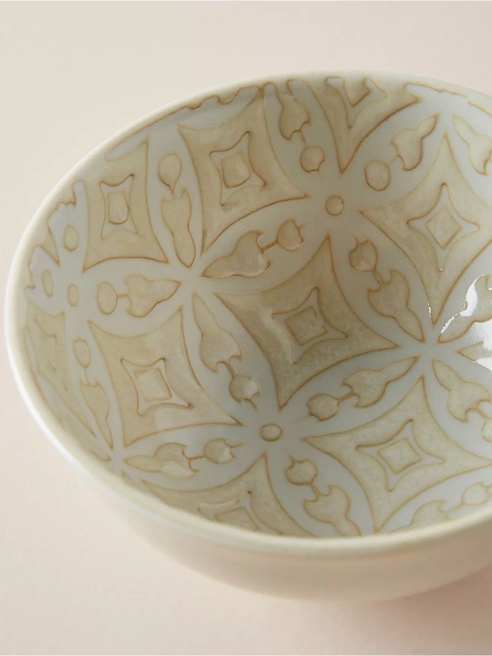 Anthropologie Quorra Nut Bowl | Cream
